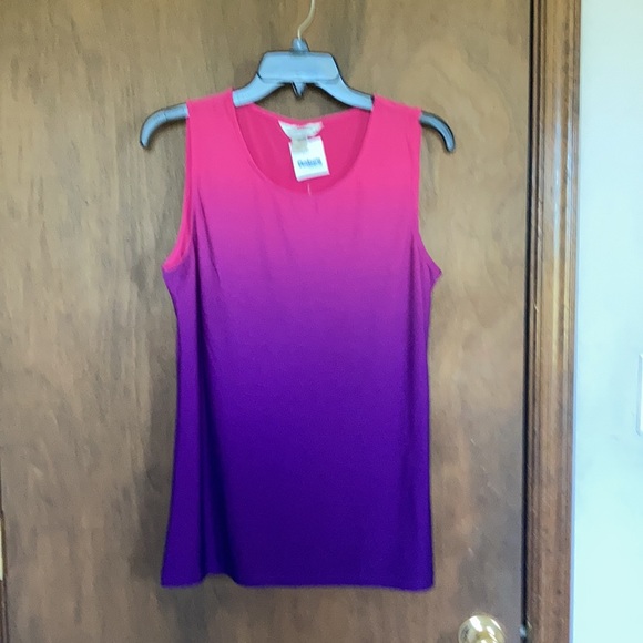 Christopher & banks sleeveless ombré top with stretch size S - Picture 4 of 15